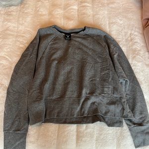 Nike womens cropped sweatshirt size large